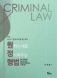2025 원정형법 : 원하는대로 정리해주는 형법 (제3판)